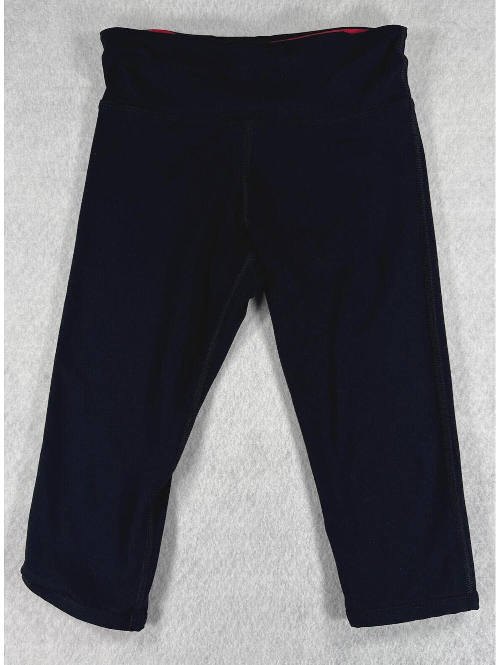 Lorna Jane Womens XS Black‎ Yoga Cropped Capri Leggings